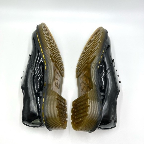 Dr Martens Womens Size 5 Black Patent‎ Lamper 1461 3-Eye Leather Oxfords Shoes - Picture 9 of 15